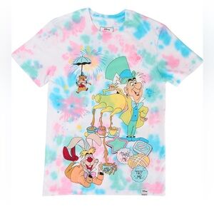 Disney LOUNGEFLY Alice in Wonderland Unbirthday T-Shirt Sz Small NWT